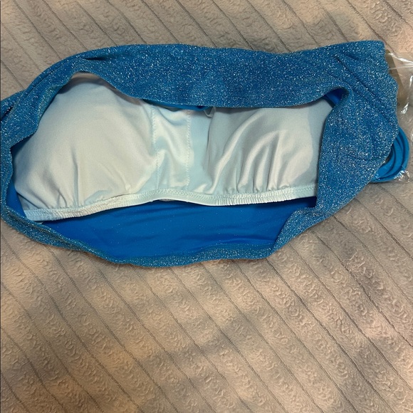 PINK Victoria's Secret Sparkling Blue Skirt Set - Picture 3 of 9